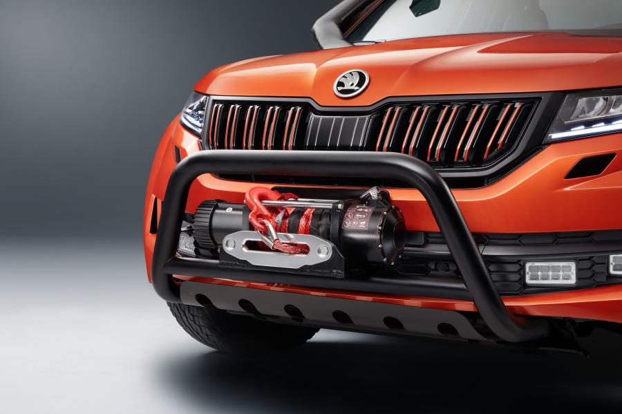 Детали экстерьера Skoda Mountiaq Concept 2019 года  (фото 7 из 36)